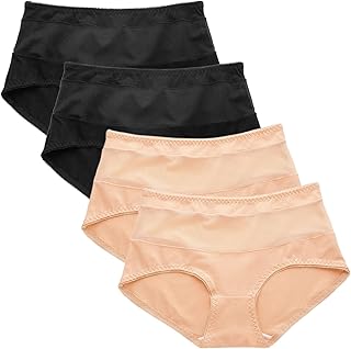 Culotte taille haute en maille de coton transparent pour femme lot