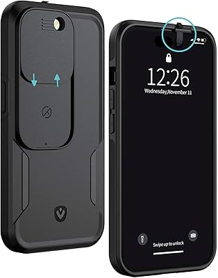 Coque de protection spy-fi pour iphone 14 pro avec caches de caméra avant