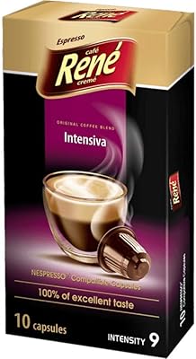 Capsules de chocolat expresso compatibles nespresso de café rené, 10 pièces