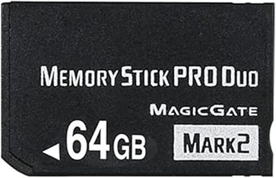 Ms memory stick pro duo 64 go (mark2) pour accessoires psp / carte