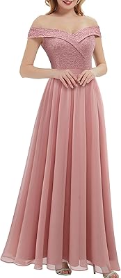 Robes formelles à épaules dénudées et col en v pour femmes robes