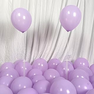 Caricoo 100pcs 10" ballons en latex pastel, ballons de fête en latex colorés