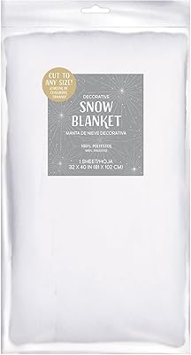Couverture de neige synthétique amscan - 32" x 40", 1 pièce