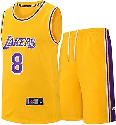 Uniforme de basket-ball pour hommes uniforme nba kobe 8 col rond saison