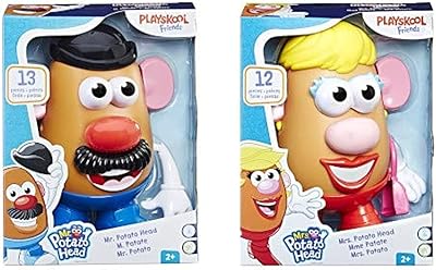 Mr. potato head mr. & mrs. potato heads, lot de 2, multicolore