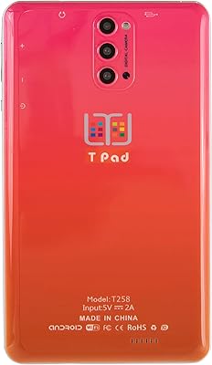 Tablette 4g 1 go ram 16 go rom (rouge)
