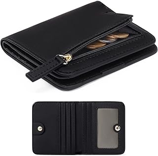 Portefeuille pour femme en cuir avec blocage rfid portefeuille compact à