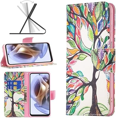 Coque bgm compatible avec motorola moto g31 / g41, motif de dessin coloré