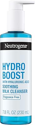 Neutrogena hydro boost lait nettoyant pour le visage apaisant à l'acide
