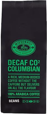 Grains de café décaféiné colombien weissenhof - 100 % grains de café arabica