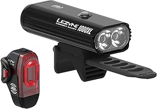 Kit d'éclairage de vélo lezen smart connect, lumières led programmables, autonomie de 87