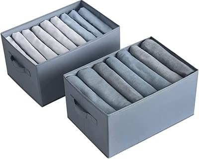 Lot de 4 organisateurs de tiroirs à vêtements pliés pour organisateur de garde-robe