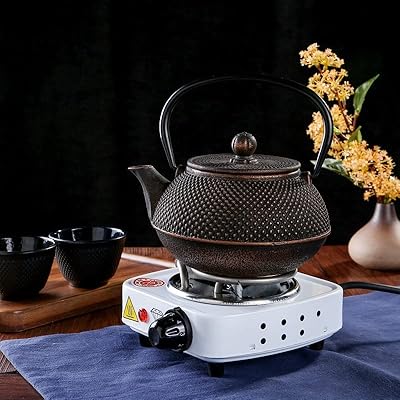 Mini cuisinière électrique portable, cuisinière électrique à brûleur unique 500 w, cuisinière électrique