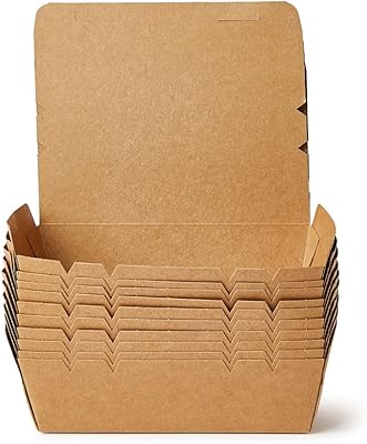 Grande boîte à lunch kraft sans fenêtre, coffrets cadeaux de pâtisserie résistants à