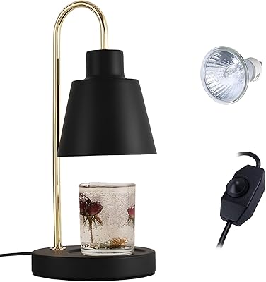 Lampe chauffe-bougie dou de la fao lampe à cire fondue d'aromathérapie avec variateur