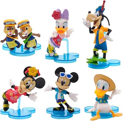 Ensemble de 6 pièces de décoration de gâteau mickey, mini figurines de mickey, décoration de gâteau mickey, figurines de mickey pour cupcakes, décorations de fête d'anniversaire, décorations de fête de dessin animé, cadeaux d'anniversaire. Électroménager, mode, beauté... Diaytar a tout en stock