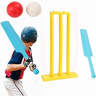 Ensemble de cricket pour enfants - 4 pièces - pliable - portable