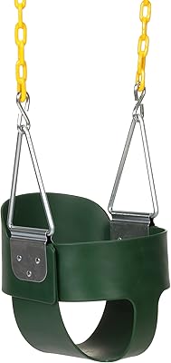Balançoire pour bébé robuste à dossier haut eastern jungle gym avec chaînes