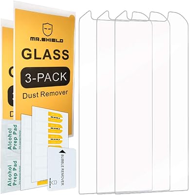 Mr. shield [3-pack] protecteur d'écran conçu pour cat s60 [verre trempé] avec remplacement