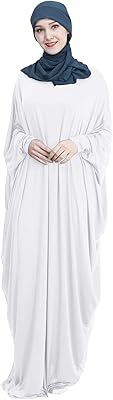 Abaya musulmane pour femme avec chemise chauve-souris maxi