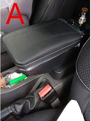 Qfwcj pour nissan kicks accoudoir central contenu de la boîte avec cendrier porte-gobelet
