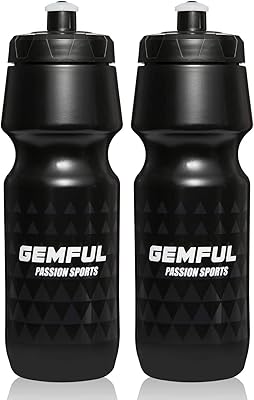 Bouteille d'eau vélo sans bpa jimful 750 ml paquet de 2