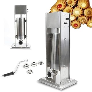 Machine à churro verticale manuelle commerciale, réservoir en acier inoxydable de 5l