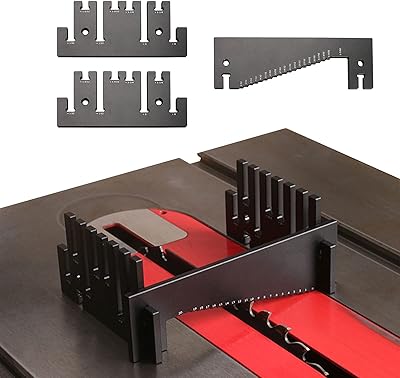 Jauge de hauteur pour scie à table de toupie, règle de mesure