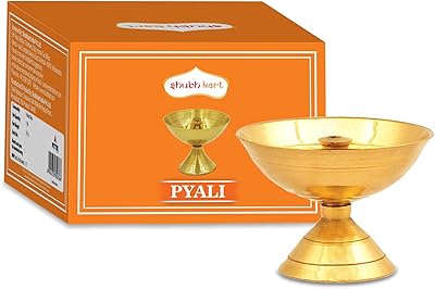 Lampe à huile indienne en laiton faite la main shopkart diya deepak small