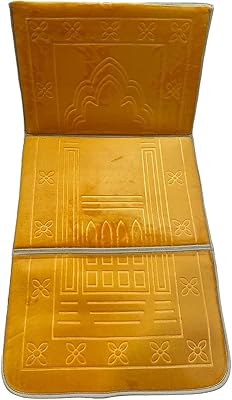 Tapis de prière pliable et dossier fabien 2 en 1 avec poche