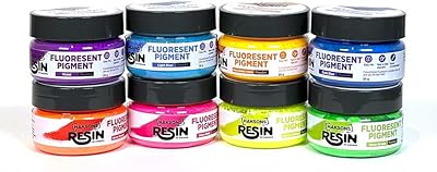 Pigments fluorescents haxons / poudres de néon pour l'art de la résine |