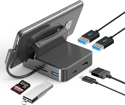 Station de chargement portable hdmi 4k pour samsung dex smartphone usb
