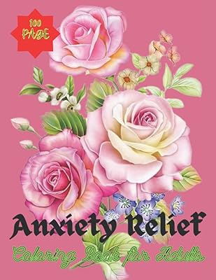 Livre de coloriage pour adultes contre l'anxiété : livre de coloriage pour adultes avec des motifs de fleurs simples et magnifiques pour soulager le stress et la relaxation. Diaytar Sénégal : Qualité garantie, prix imbattables, livraison rapide