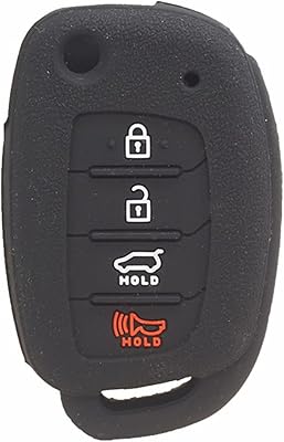 Étui à clé de voiture pour hyundai accent i40 i45 ix35 mistra santa