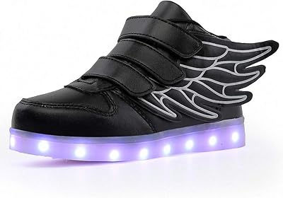 Chaussures clignotantes à led haute luminosité chaussures de couple lacets avec chargeur