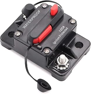 Mottdam 100a amp disjoncteur de voiture 12v-48v dc étanche audio de voiture