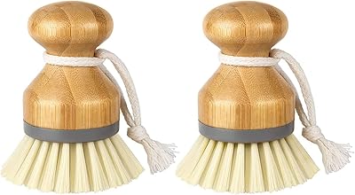 Brosse en bambou pour nettoyer la vaisselle, les casseroles, les poêles, les éviers