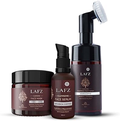 Gamme de café lefz pour femmes apaise la peau élimine l'huile la saleté