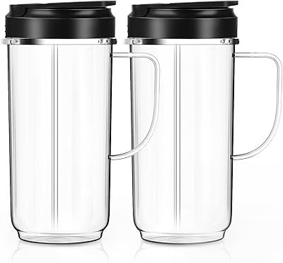 Tasses de mixeur magic bullet longues de 22 oz avec couvercle rabattable et poignée compatibles avec le mixeur à lait magic bullet 250 w mb1001 et accessoires de mixeur. Votre centre commercial virtuel au Sénégal : Diaytar