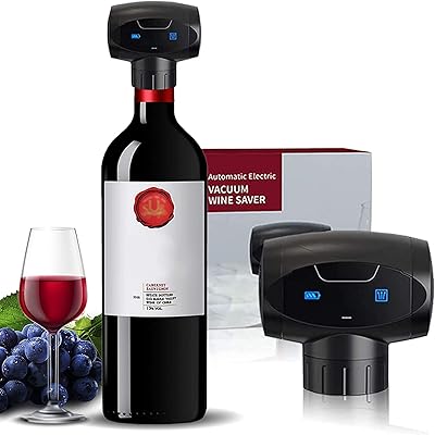 Bouchon de bouteille de vin électrique elecdon, scelleuse de vin sous vide automatique