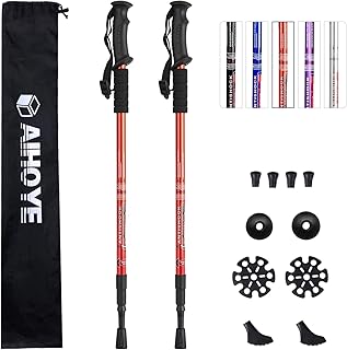 Bâtons de randonnée ewe, paquet de 2 bâtons de randonnée ou de marche