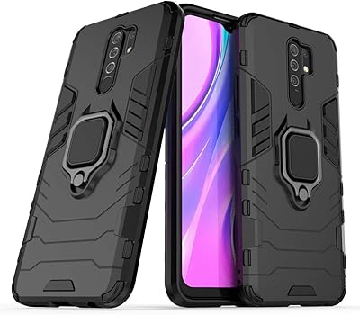 Fan ting housse de protection durable et antichoc avec support pour xiaomi poco