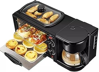 Machine à petit-déjeuner 3 en 1 avec plaque de cuisson gratuite - comprend