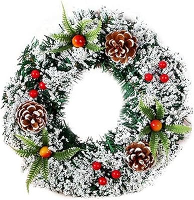 Couronne de noël tps itns, guirlande d'arbre de noël, cadeaux de festival, adaptée