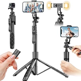 Perche à selfie tecom pour téléphone portable de 4,5 à 6,2 pouces, extensible