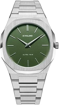 Bracelet ultra fin émail vert, modèle 2020, taille 40 mm - élan, gris
