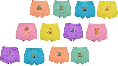Ensemble de 12 sous-vêtements pour fille, taille mrb, multicolore