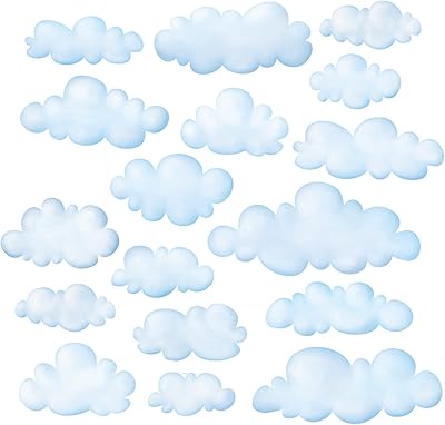 Decoall clouds design stickers muraux pour enfants ds-8030, autocollants muraux amovibles pour chambre d'enfant, chambre à coucher, salon (taille s). Électroménager, mode, beauté... Diaytar a tout en stock