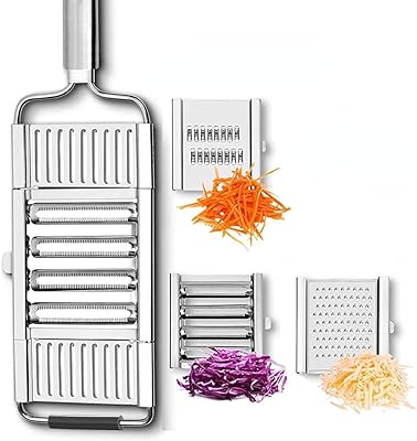 Coupe-légumes polyvalent haestity en acier inoxydable, râpe à fruits, pommes de terre