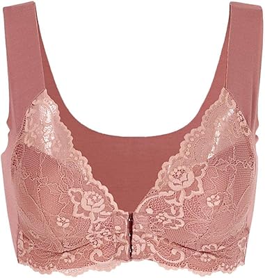 Soutien-gorge ouvert sans couture sur le devant pour femme avec larges bretelles confortables